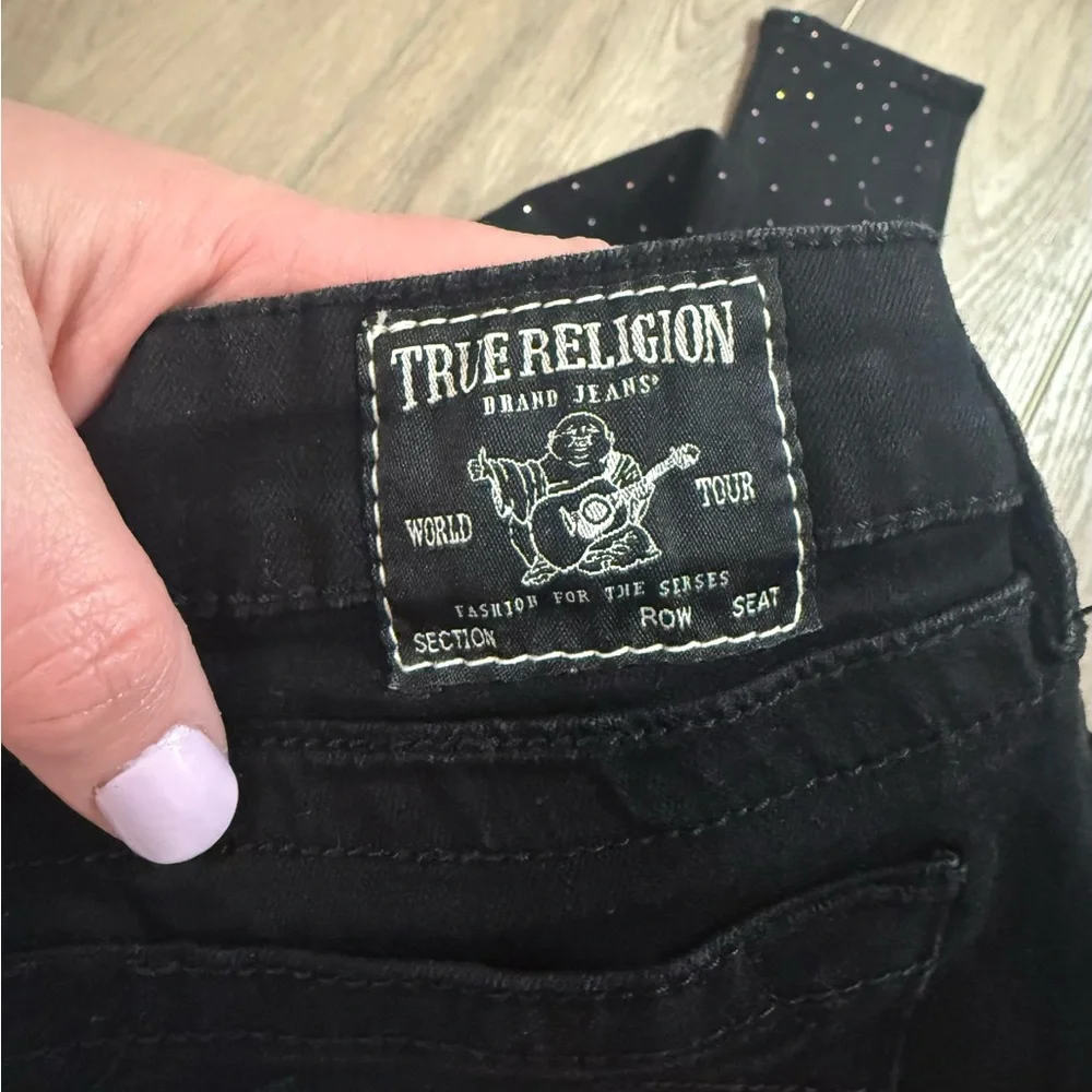 Girls True Religion Halle mid rise super skinny sz 10